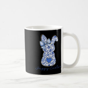 Mug Joyeuses Pâques Chinoiserie Florale Lapin Mignon B