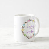 Mug Joyeuses Pâques Couronnes de Saule avec Œufs Paste (Devant droit)