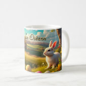 Mug Joyeuses Pâques dans un paysage printanier (Devant droit)