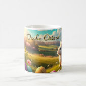 Mug Joyeuses Pâques dans un paysage printanier (Centre)
