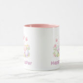 Mug Joyeuses Pâques Design de printemps - Lapin de Pâq (Centre)