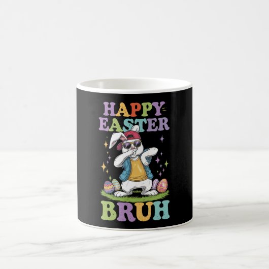 Mug Joyeuses Pâques Frangin Lapin de Pâques Funny Dabb (Centre)