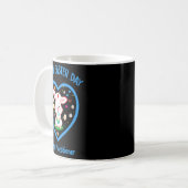 Mug Joyeuses Pâques Infirmière praticienne Mignonne in (Devant gauche)