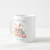 Mug Joyeuses Pâques Je suis Excité Lapin  (Devant gauche)
