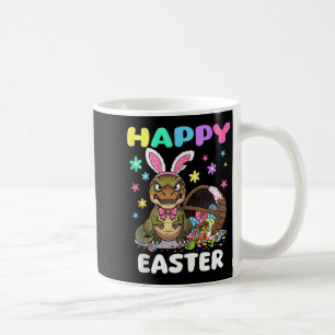Mug Joyeuses Pâques T Rex dinosaure bonbons nœud lapin