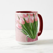 Mug Joyeuses Tulipes de la Fête des Mères (Devant droit)