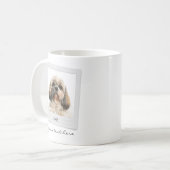 Mug Joyeuses Vacances Animaux de compagnie Cadre photo (Devant gauche)