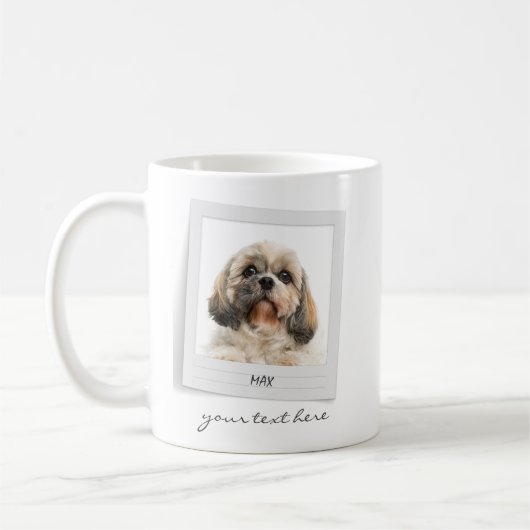 Mug Joyeuses Vacances Animaux de compagnie Cadre photo (Gauche)