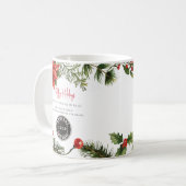 Mug Joyeuses vacances Business Logo Employés Noël (Devant gauche)