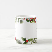 Mug Joyeuses vacances Business Logo Employés Noël (Centre)