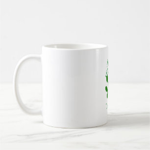 Mug Joyeuses vacances chien vert animal de sucre de ca