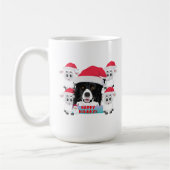 Mug Joyeuses vacances Herding Dog & Sheep (Gauche)