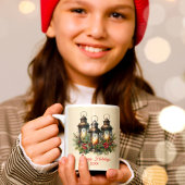 Mug Joyeuses vacances Lanternes d'hiver Photo personna