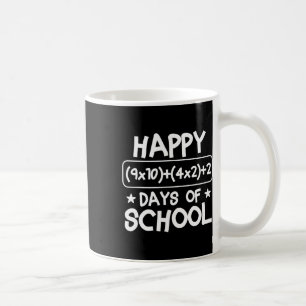 Mug Joyeux 100 Jours Équation mathématique de l'école