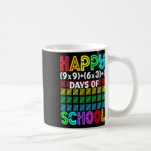 Mug Joyeux 100 Jours Équation Mathématique Scolaire 10