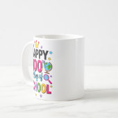 Mug Joyeux 100e jour d'école 100 jours plus intelligen (Devant gauche)