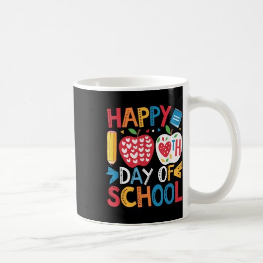 Mug Joyeux 100e Jours D'Enseignant Étudiant 100e Jour (Droite)