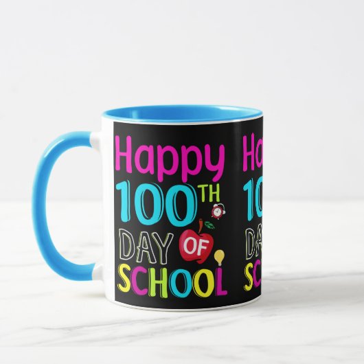 Mug Joyeux 100ème jour d'école (Gauche)
