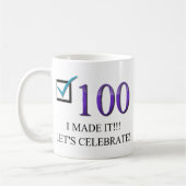 Mug Joyeux 100th anniversaire (Gauche)