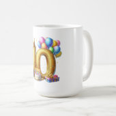 Mug Joyeux 10e Anniversaire (Devant droit)
