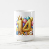 Mug Joyeux 14e anniversaire (Centre)
