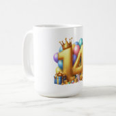 Mug Joyeux 14e anniversaire (Devant gauche)