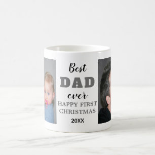 Mug Joyeux 1er Noël 2020 Meilleur papa 2 Photo