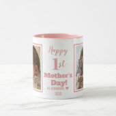 Mug Joyeux 1ère Fête des Mères Grand-mère 2 Photo Coll (Centre)