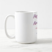 Mug Joyeux 20e anniversaire DE MARIAGE NOM MARON VIOLE (Gauche)