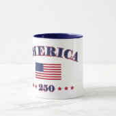 Mug Joyeux 250e anniversaire à l'Amérique (Centre)