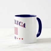 Mug Joyeux 250e anniversaire à l'Amérique (Devant droit)