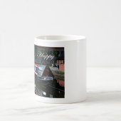 Mug Joyeux 27ème anniversaire bateau de canal (Centre)