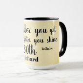 Mug Joyeux 30ème anniversaire (Devant droit)