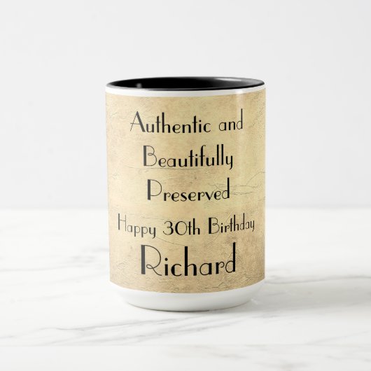Mug Joyeux 30ème anniversaire (Centre)