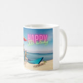 Mug Joyeux 30ème anniversaire amusant et funky (Devant droit)