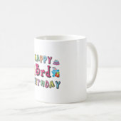 Mug Joyeux 3ème anniversaire voeux d'anniversaire 3 an (Devant droit)