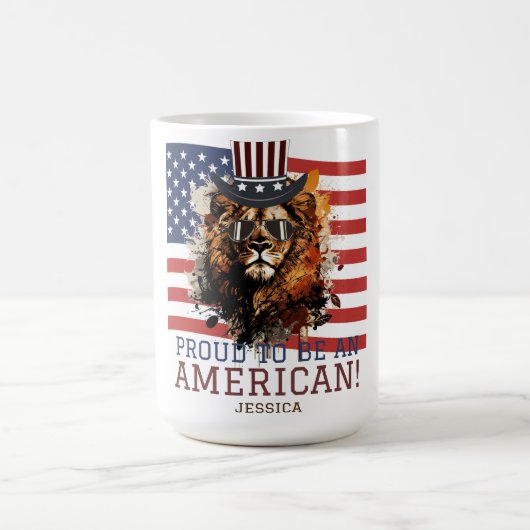 Mug Joyeux 4 juillet fête de l'Indépendance (Centre)