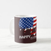 Mug Joyeux 4 juillet fête de l'Indépendance (Devant gauche)