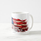 Mug Joyeux 4 juillet - Fête de l'Indépendance (Devant droit)