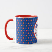 Mug Joyeux 4 juillet Gnomes Rouge Blanc Bleu (Gauche)