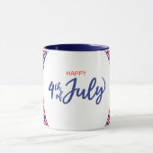 Mug Joyeux 4 juillet radiant (Centre)