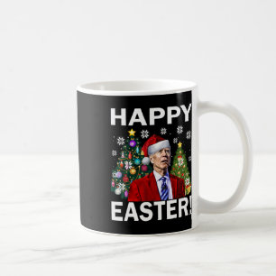 Mug Joyeux 4ème de Pâques Drôle Joe Biden Noël laid