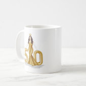 Mug joyeux 50e anniversaire (Devant gauche)