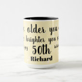 Mug Joyeux 50e anniversaire (Centre)