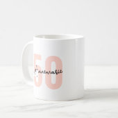 Mug Joyeux 50e anniversaire personnalisé Collage photo (Devant gauche)