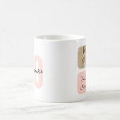 Mug Joyeux 50e anniversaire personnalisé Collage photo (Centre)