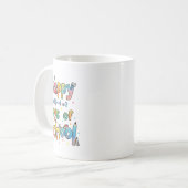 Mug Joyeux 67 Jours D'école Équation Mathématique Prof (Devant gauche)