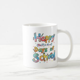 Mug Joyeux 67 Jours D'école Équation Mathématique Prof