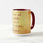 Mug Joyeux 70e anniversaire (Devant droit)