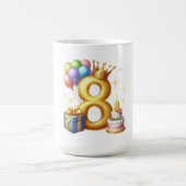 Mug Joyeux 8e Anniversaire (Centre)